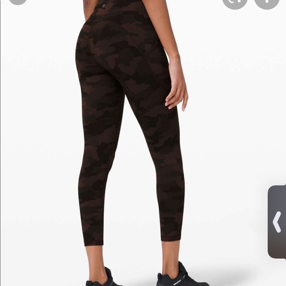 lululemon athletica Pants - Lululemon 25” invigorate leggings camo